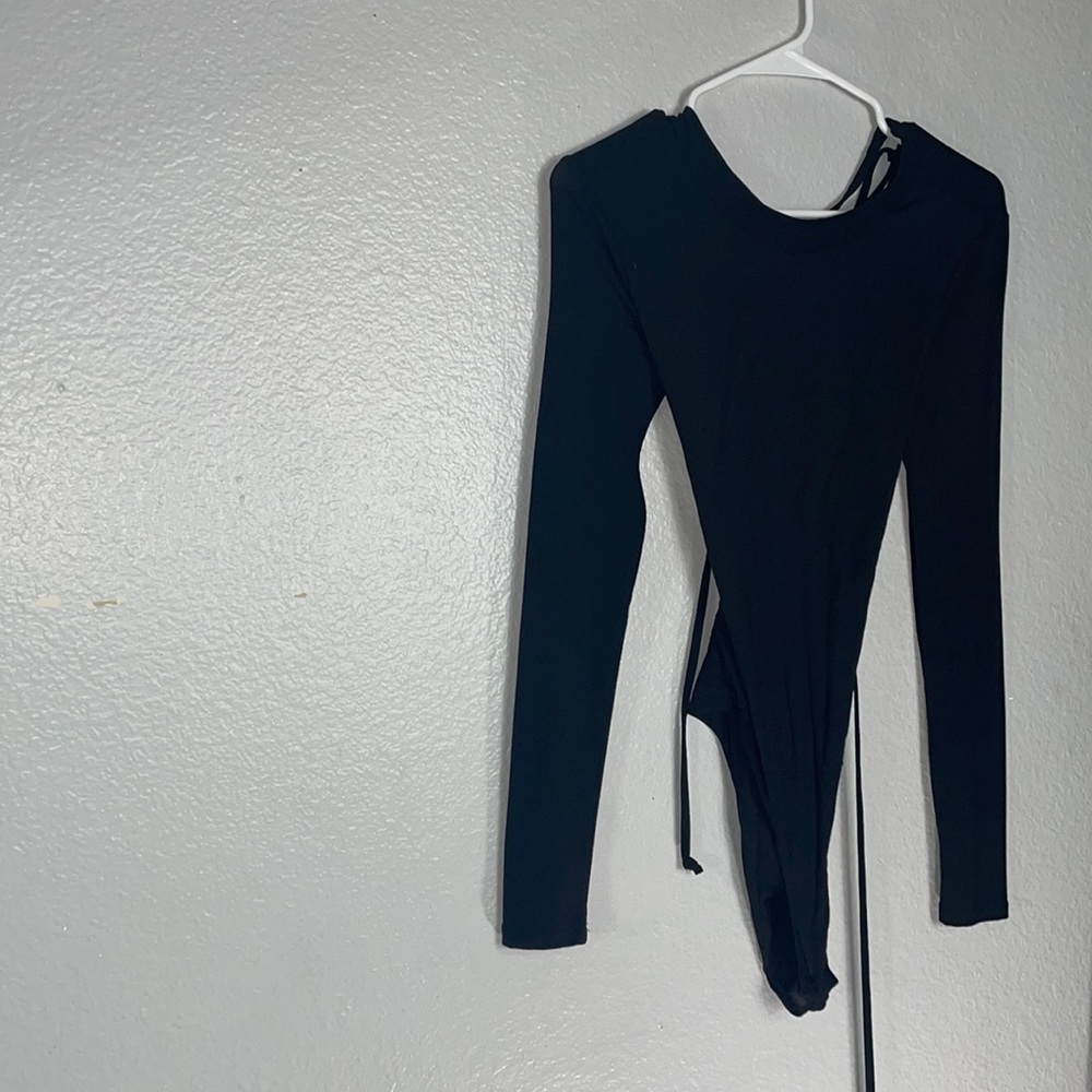 Black Long sleeve bodysuit